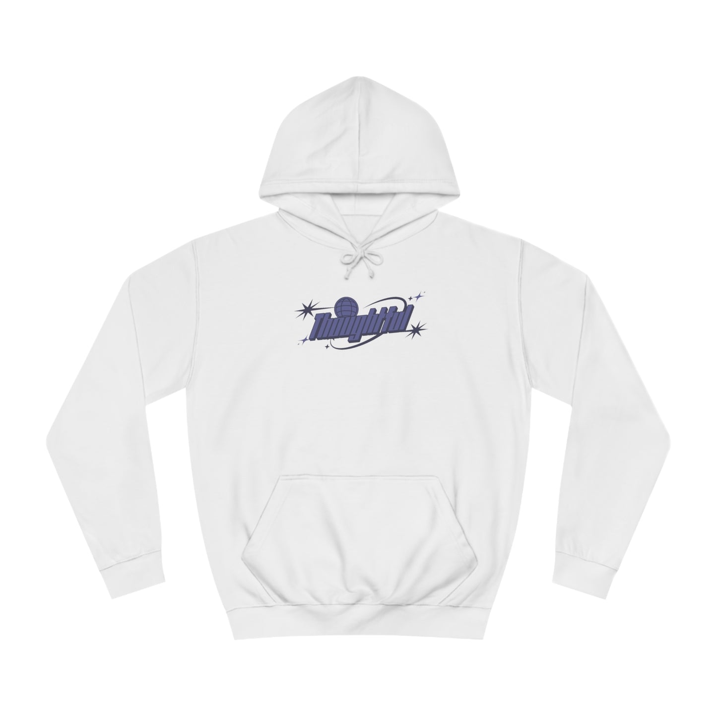 Purple Logo Thoughtful Hoodie