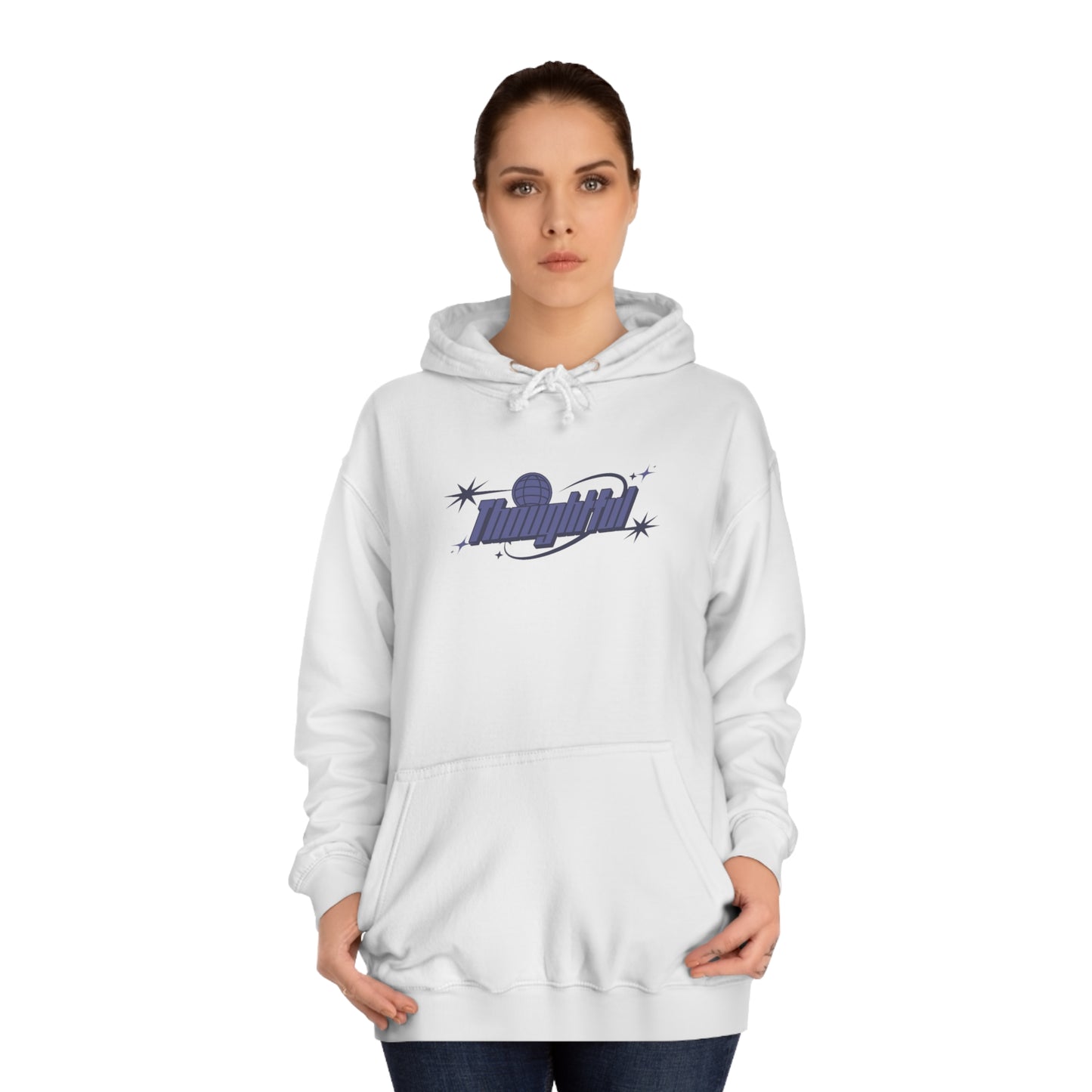 Purple Logo Thoughtful Hoodie