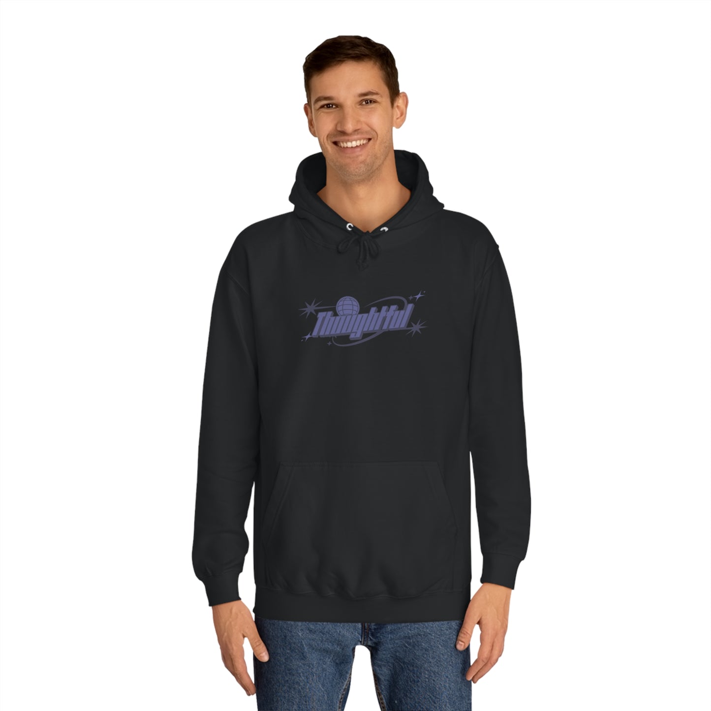 Purple Logo Thoughtful Hoodie