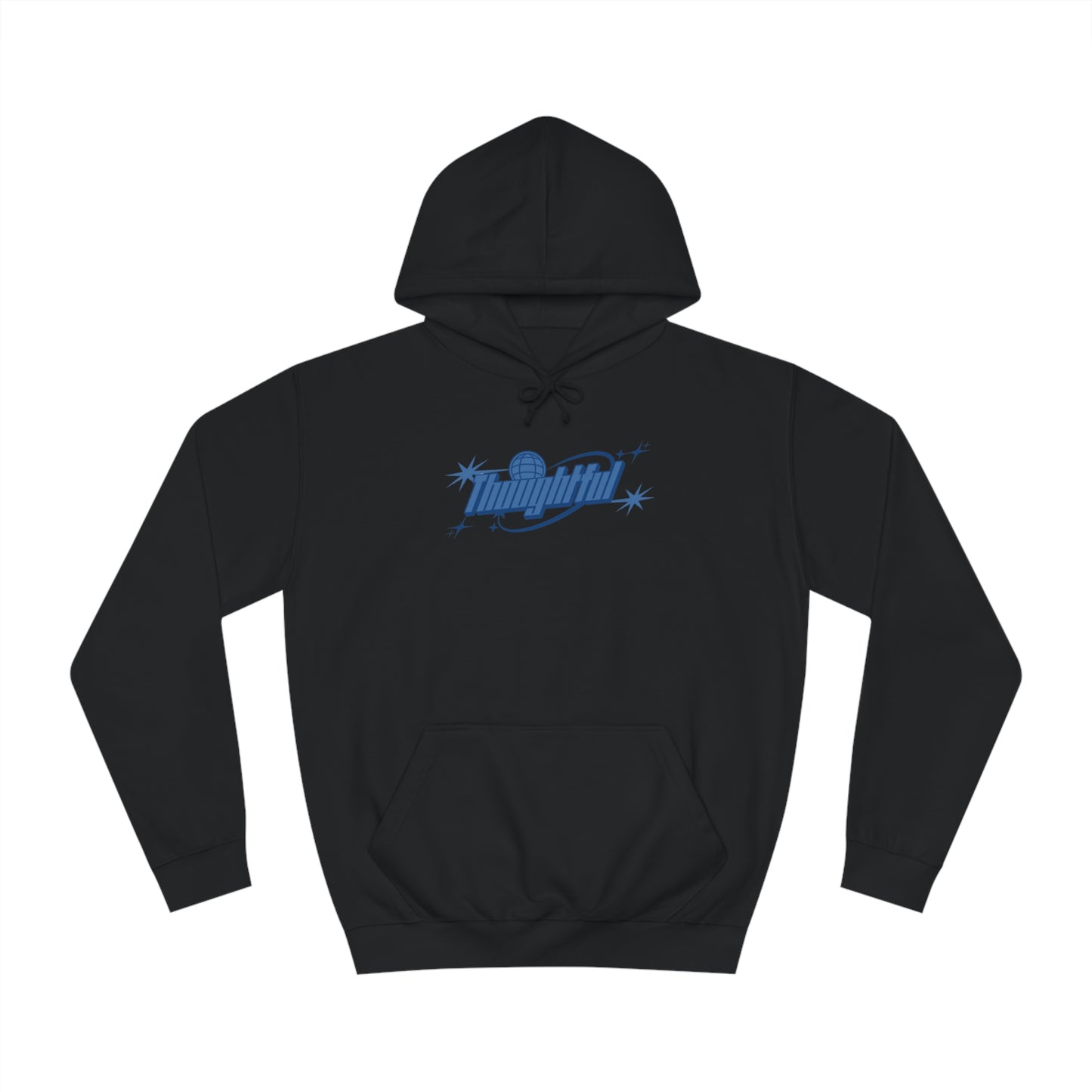 Sky Blue Logo Thoughtful Hoodie