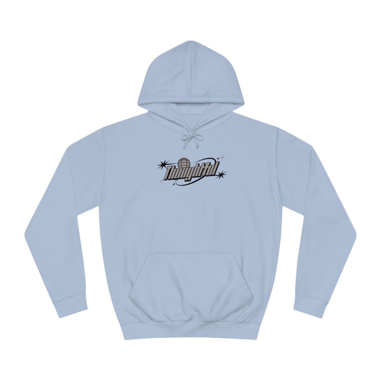 Grey Logo Thoughtful Hoodie