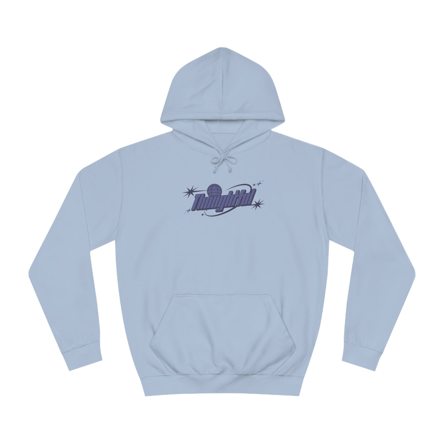 Purple Logo Thoughtful Hoodie