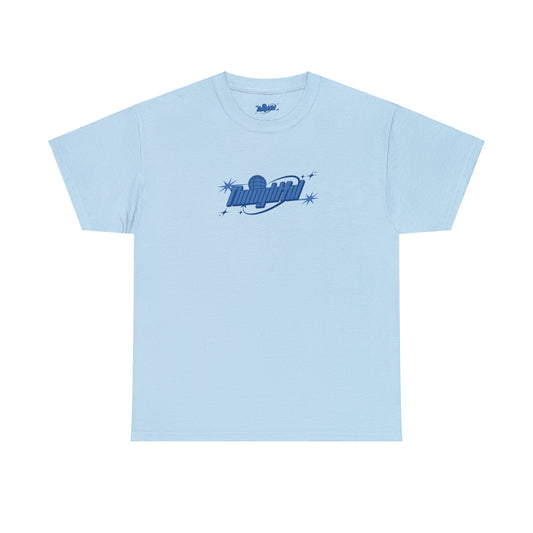 Sky Blue Logo Thoughtful T-Shirt