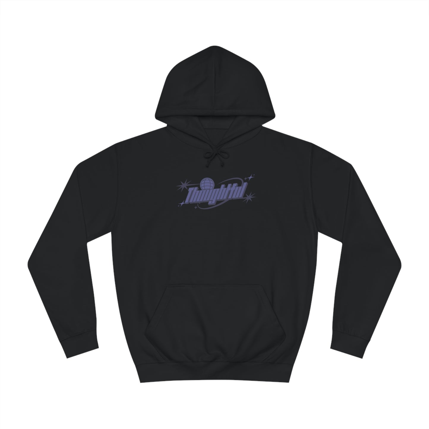 Purple Logo Thoughtful Hoodie