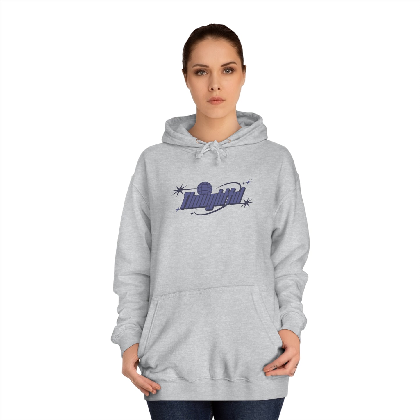 Purple Logo Thoughtful Hoodie