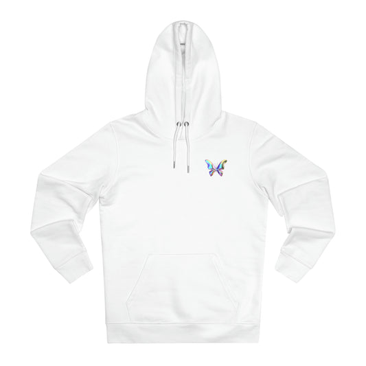 Thoughtful Butterfly Hoodie White