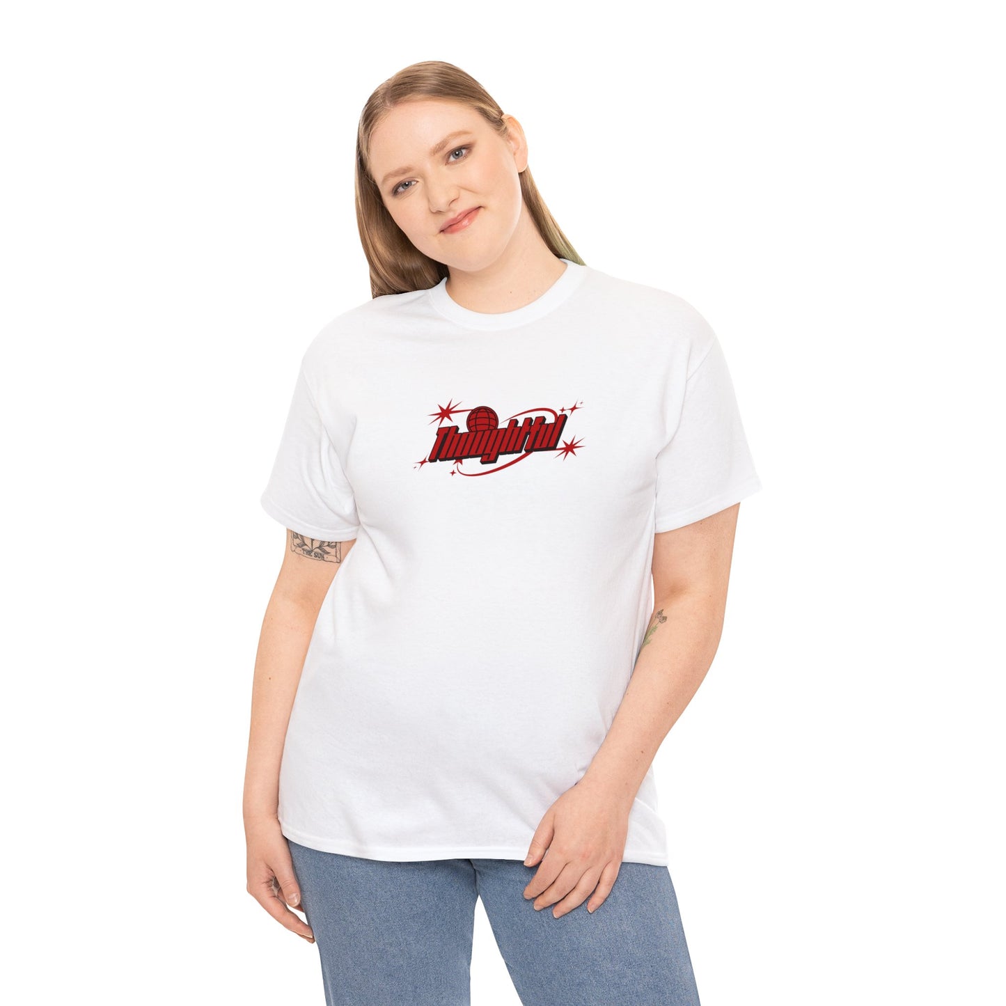 Red Logo Thoughtful T-Shirt