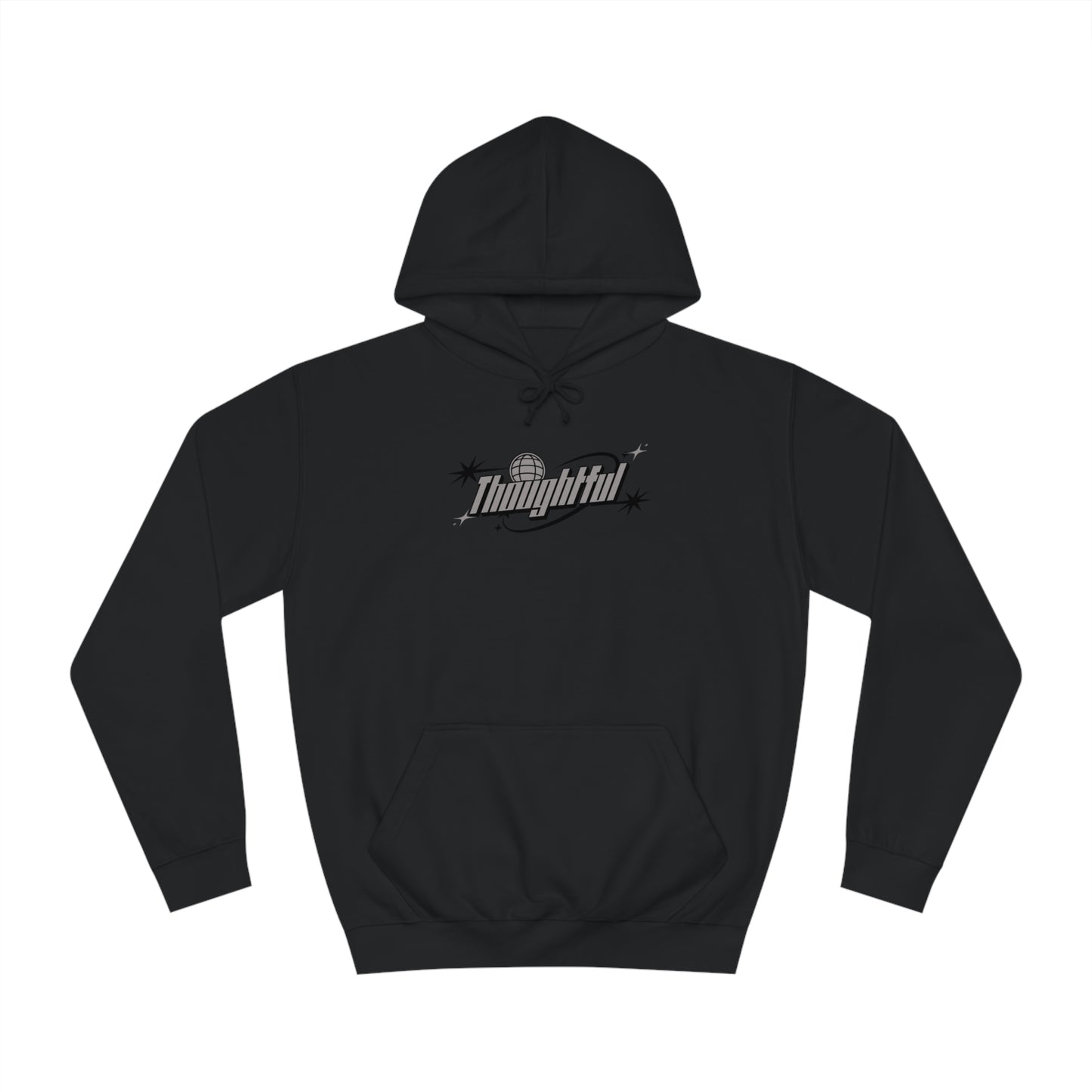 Grey Logo Thoughtful Hoodie