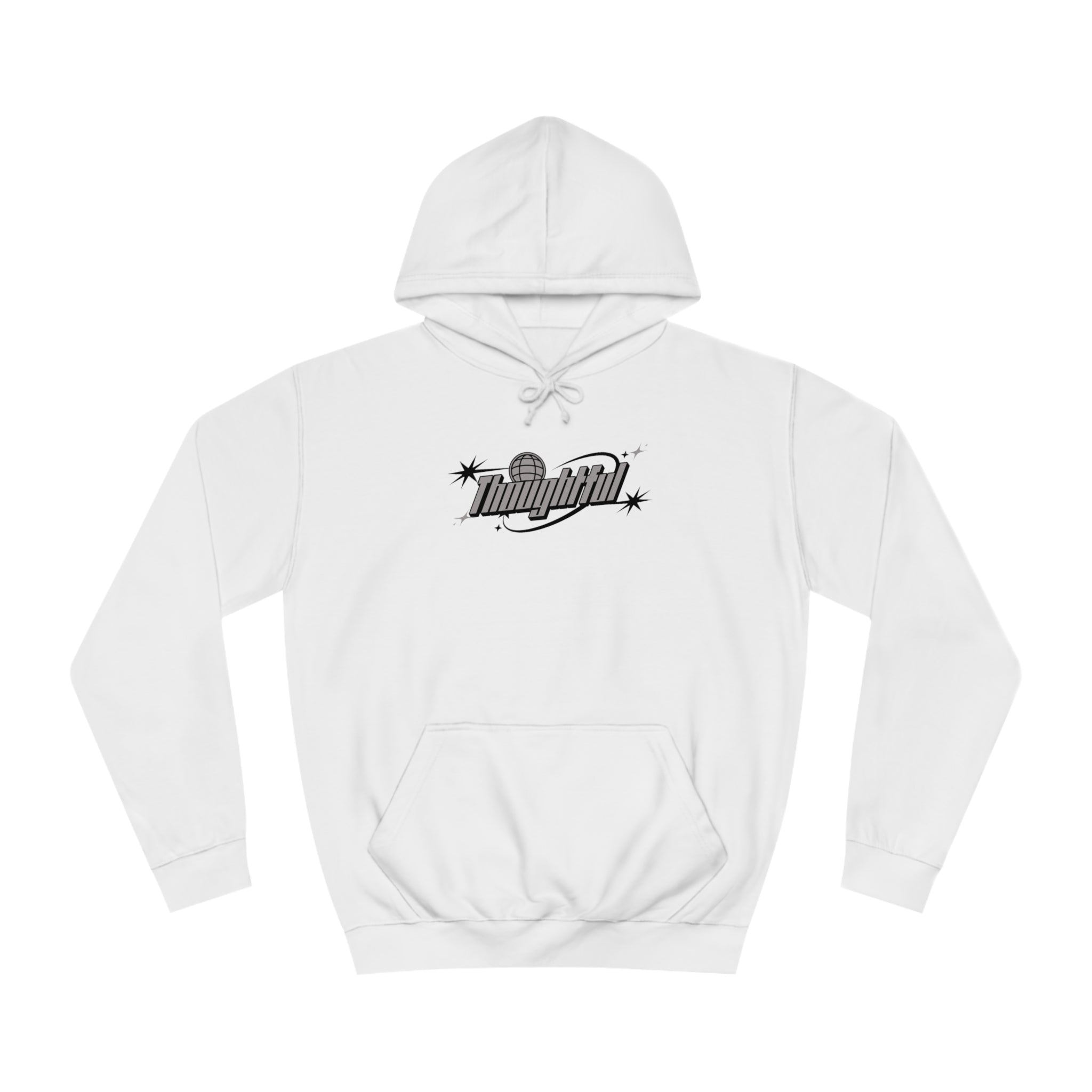 Grey Logo Thoughtful Hoodie