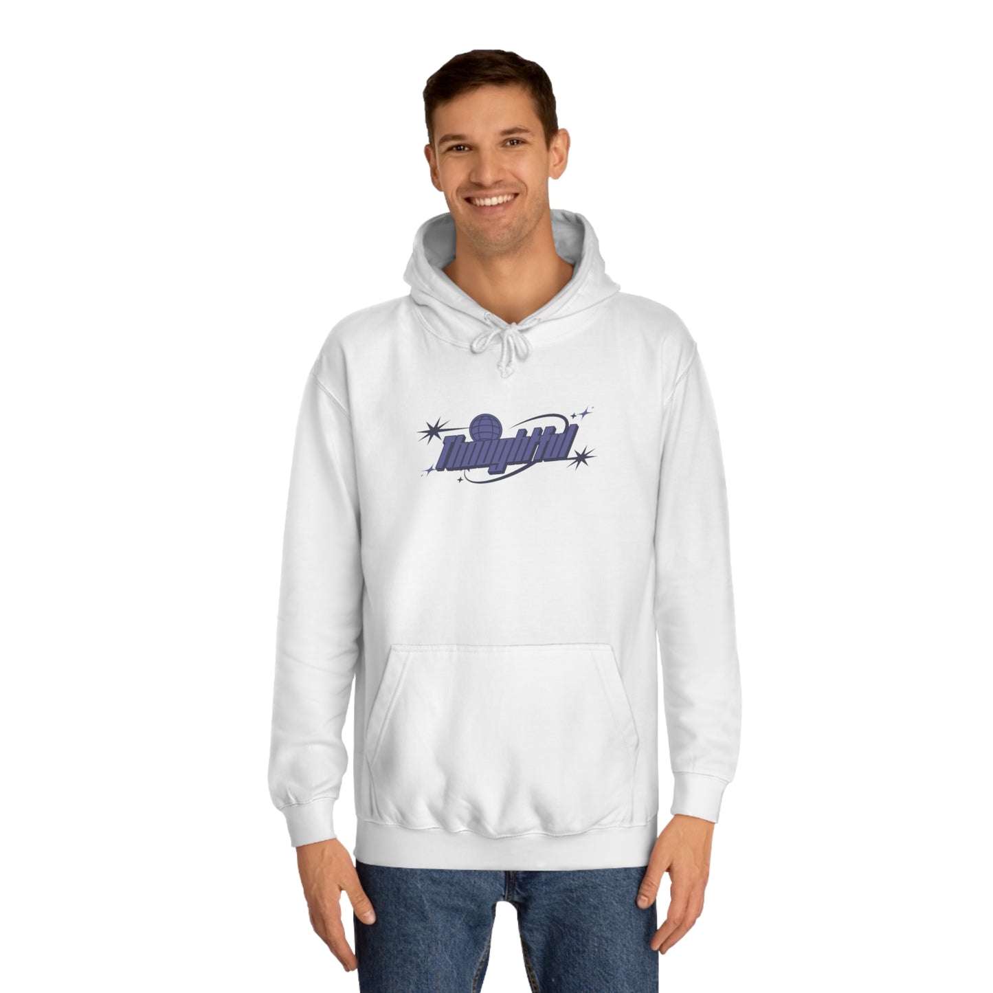 Purple Logo Thoughtful Hoodie