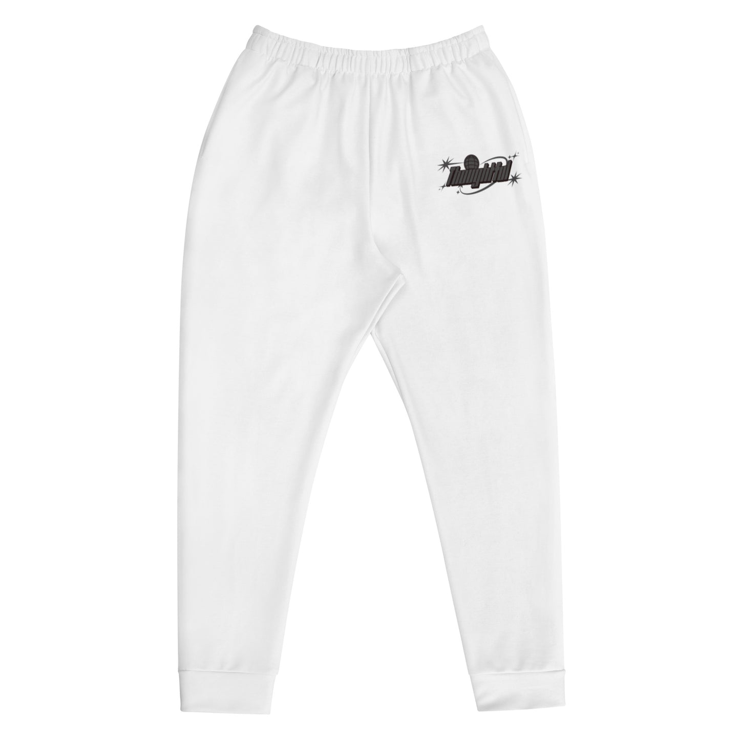 Black Logo Thoughtful Joggers