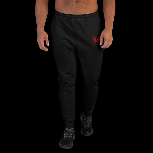 Red Logo Butterfly Joggers V2